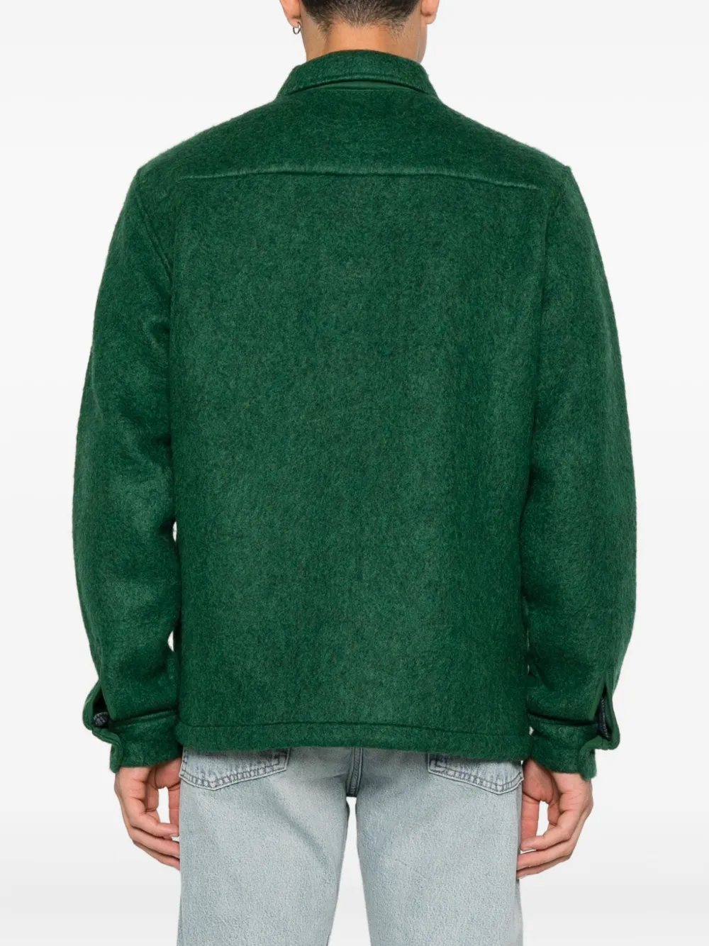 Lacoste Overhemd met logopatch Groen