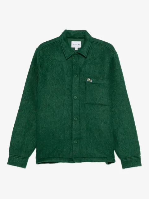 Lacoste logo-patch shirt