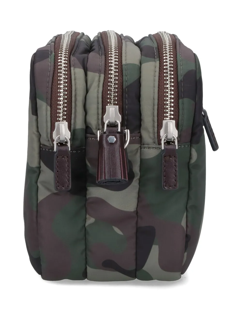 Anya Hindmarch Camouflage Zip Pouch In Green