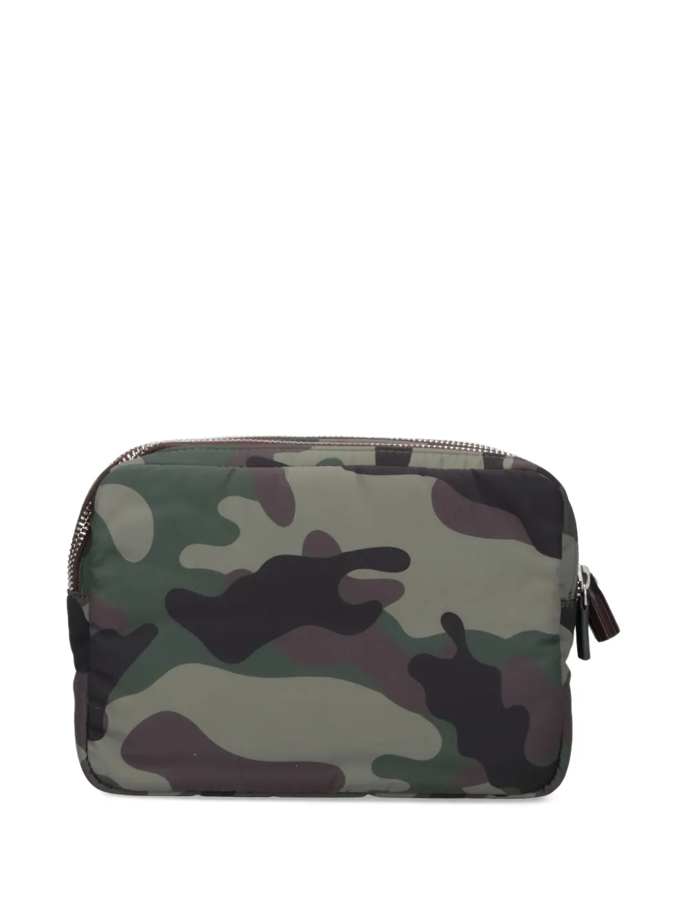 Anya Hindmarch Camouflage Zip Pouch In Green