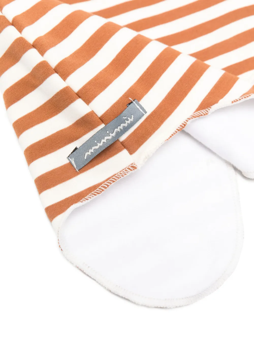 Minimu' Striped-pattern Hat In Brown