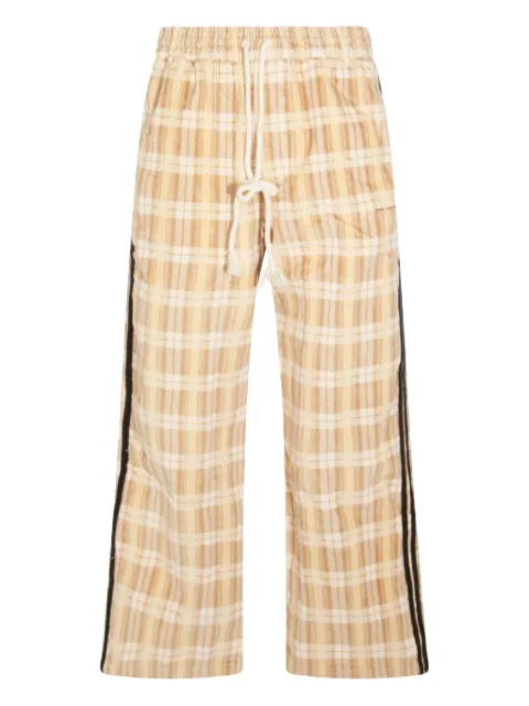 adidas x Song For The Mute plaid-stripes trousers