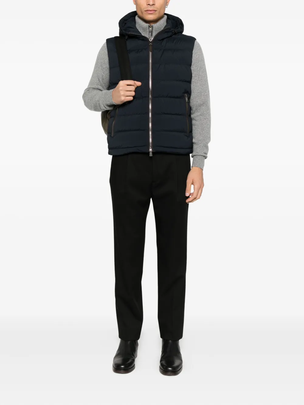 Incotex drawstring trousers - Zwart