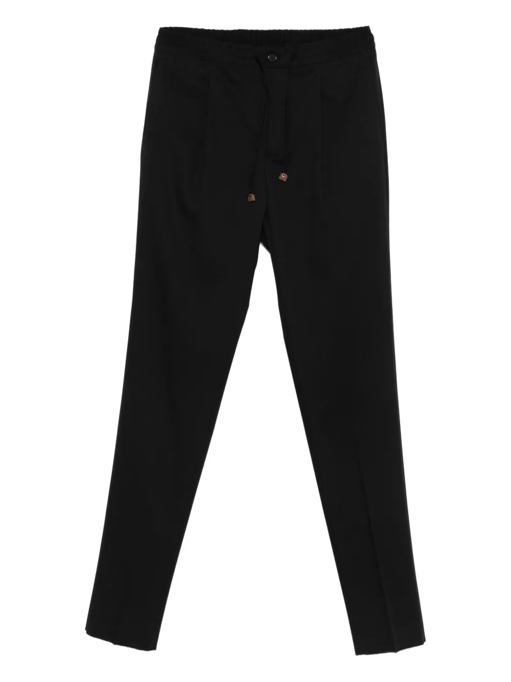 Incotex drawstring trousers | Black | Image 1