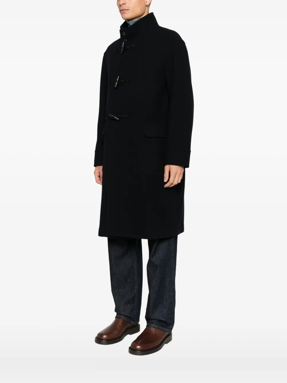 Tagliatore Duffeljas met zakdetail Blauw