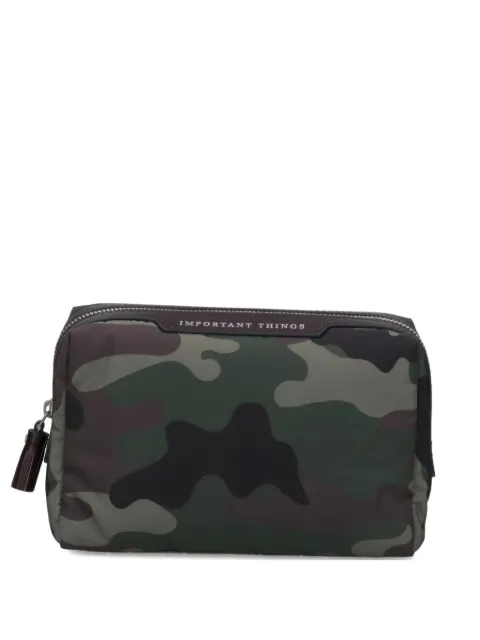Anya Hindmarch bolsa de mano con estampado militar