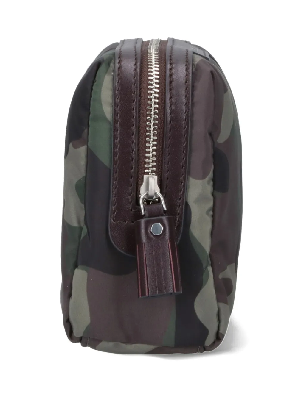 Anya Hindmarch Camouflage Zip Clutch Bag In Green