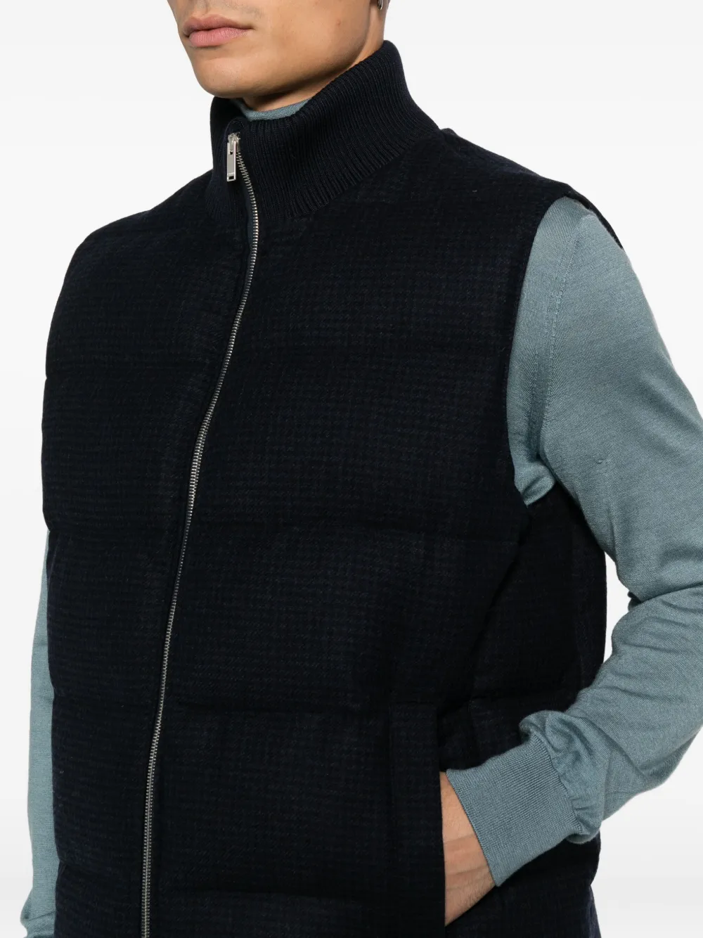 Lardini Bodywarmer met rits Zwart