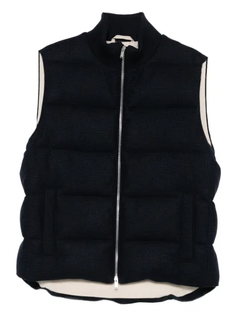Lardini zip-up padded gilet