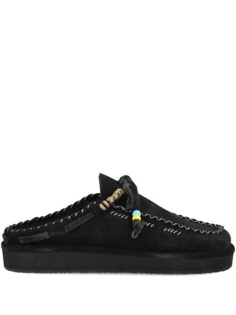 CALEB PARIS embroidery mules