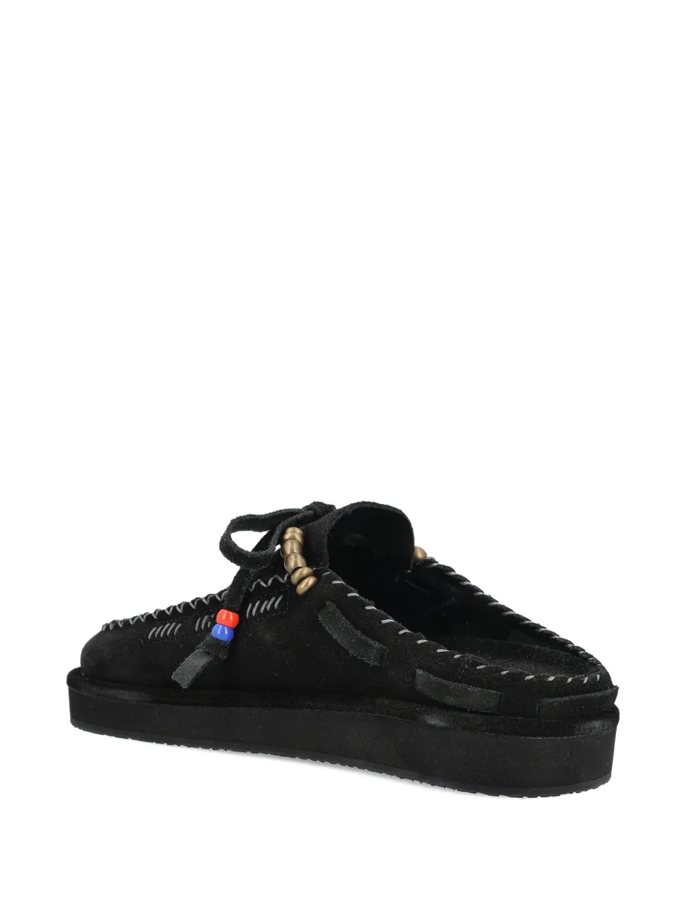 Caleb Paris Embroidery Mules In Animal Print