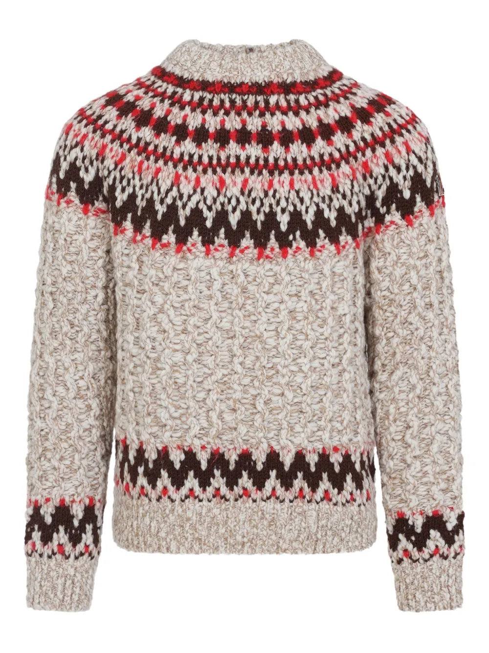 Moncler Grenoble patterned sweater | Neutrals | Image 1