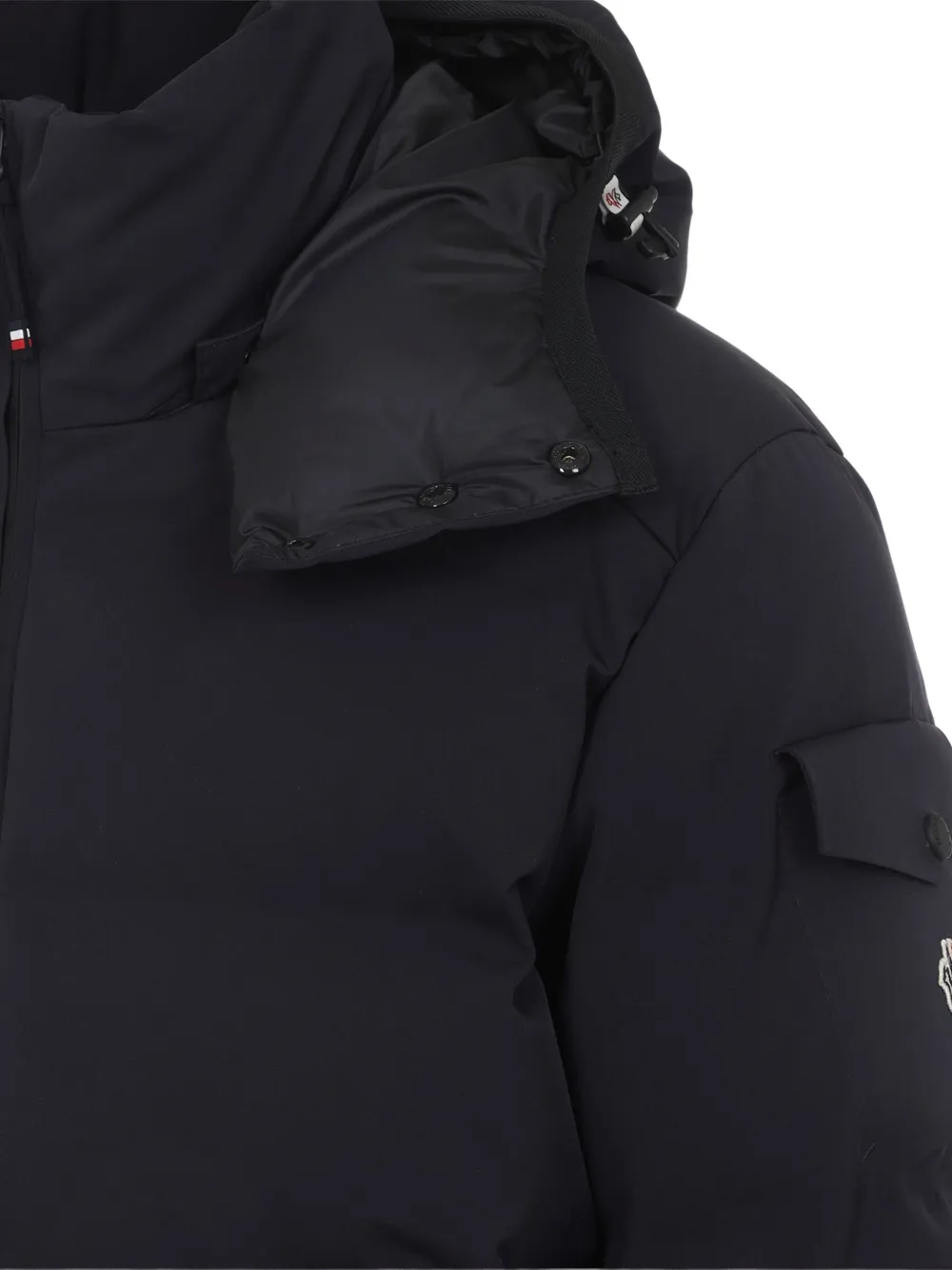 Moncler Grenoble Ski Jacket Montgetech With Hood In Black