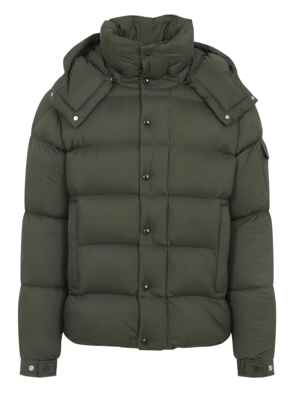 Moncler chaqueta con capucha y botones | verde | Image 1