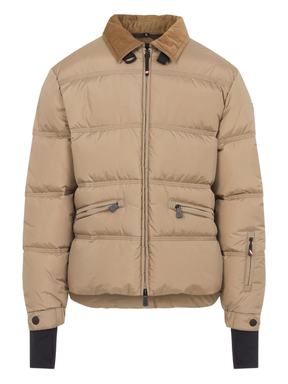 Moncler Grenoble corduroy collar padded jacket | Neutrals | Image 1