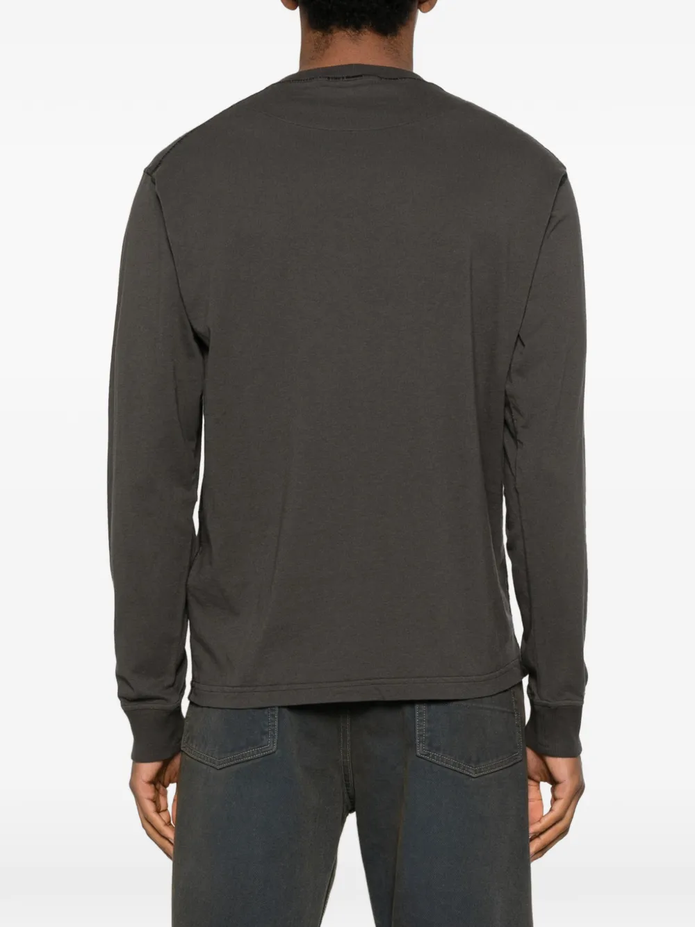 Stone Island T-shirt met logopatch Grijs