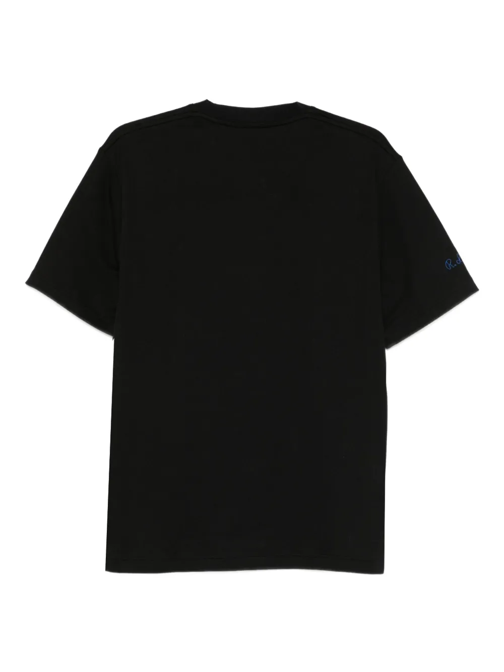 Lacoste T-shirt met geborduurd logo - Zwart