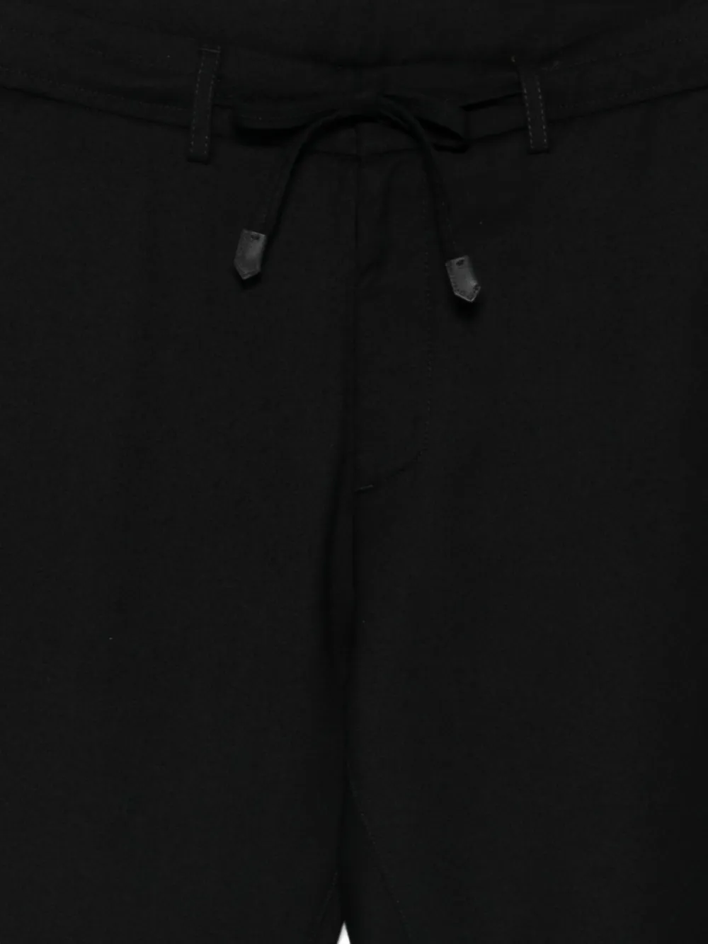  Canali Drawstring Trousers - Black 