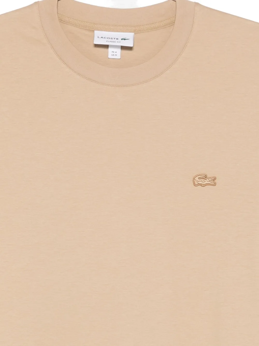 Lacoste Katoenen T-shirt Beige