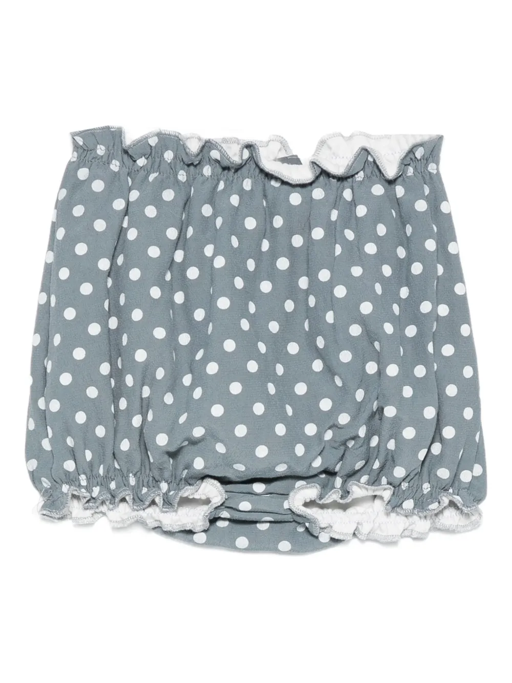 minimù polka-dot ruffled shorts | gris | Image 1