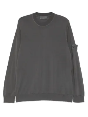 Prada Cashmere short-sleeve Sweater | Grey | FARFETCH