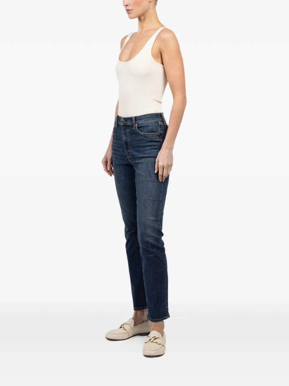 rag & bone Jeans met vijf zakken Blauw