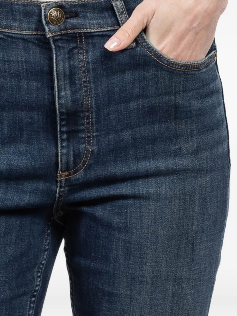 rag & bone Jeans met vijf zakken Blauw