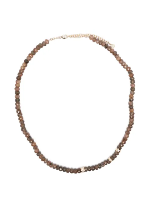 Sydney Evan Andalusite rondelle detail necklace