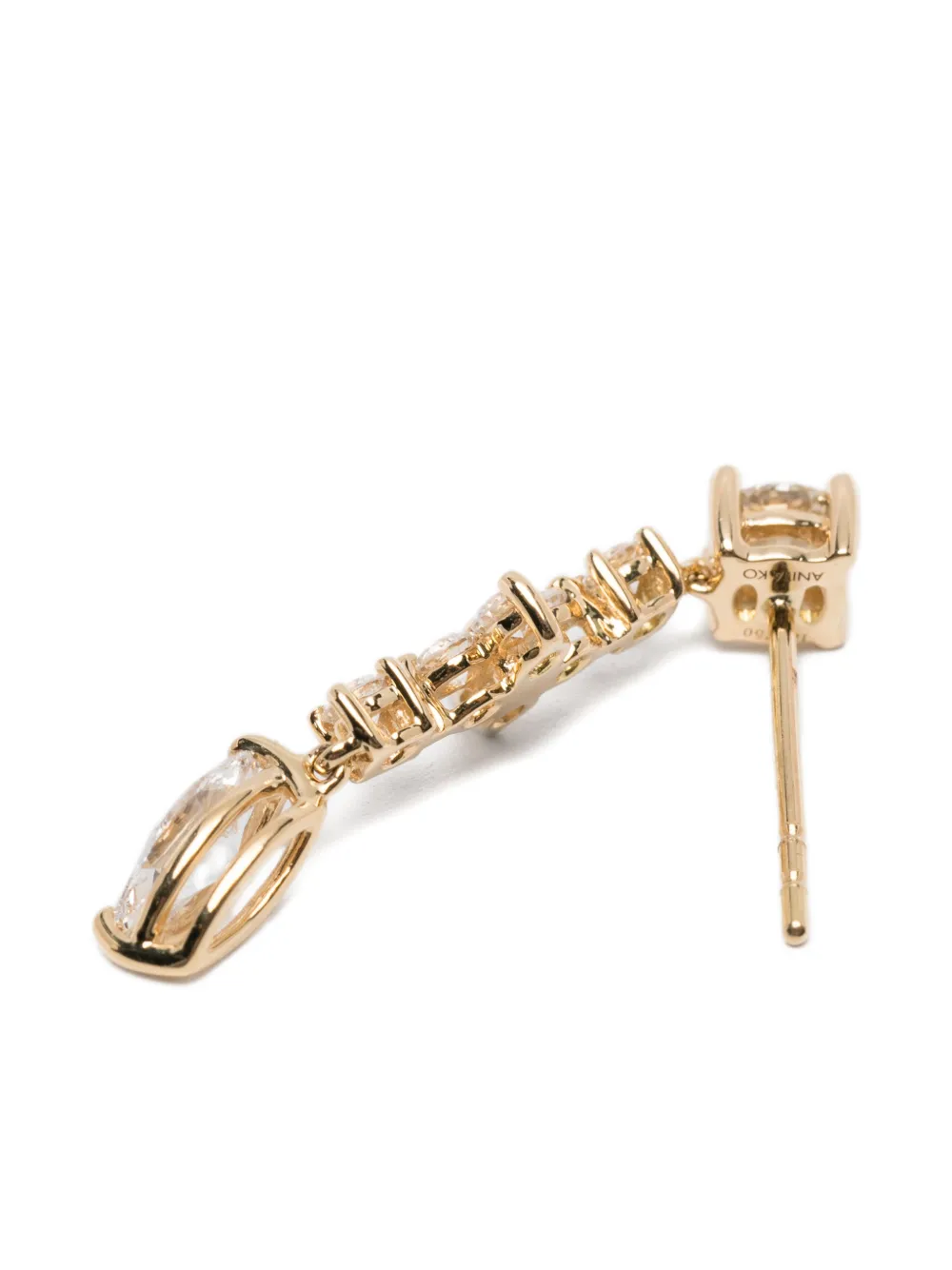 18k Yellow Gold Vivi Diamond Drop Earring