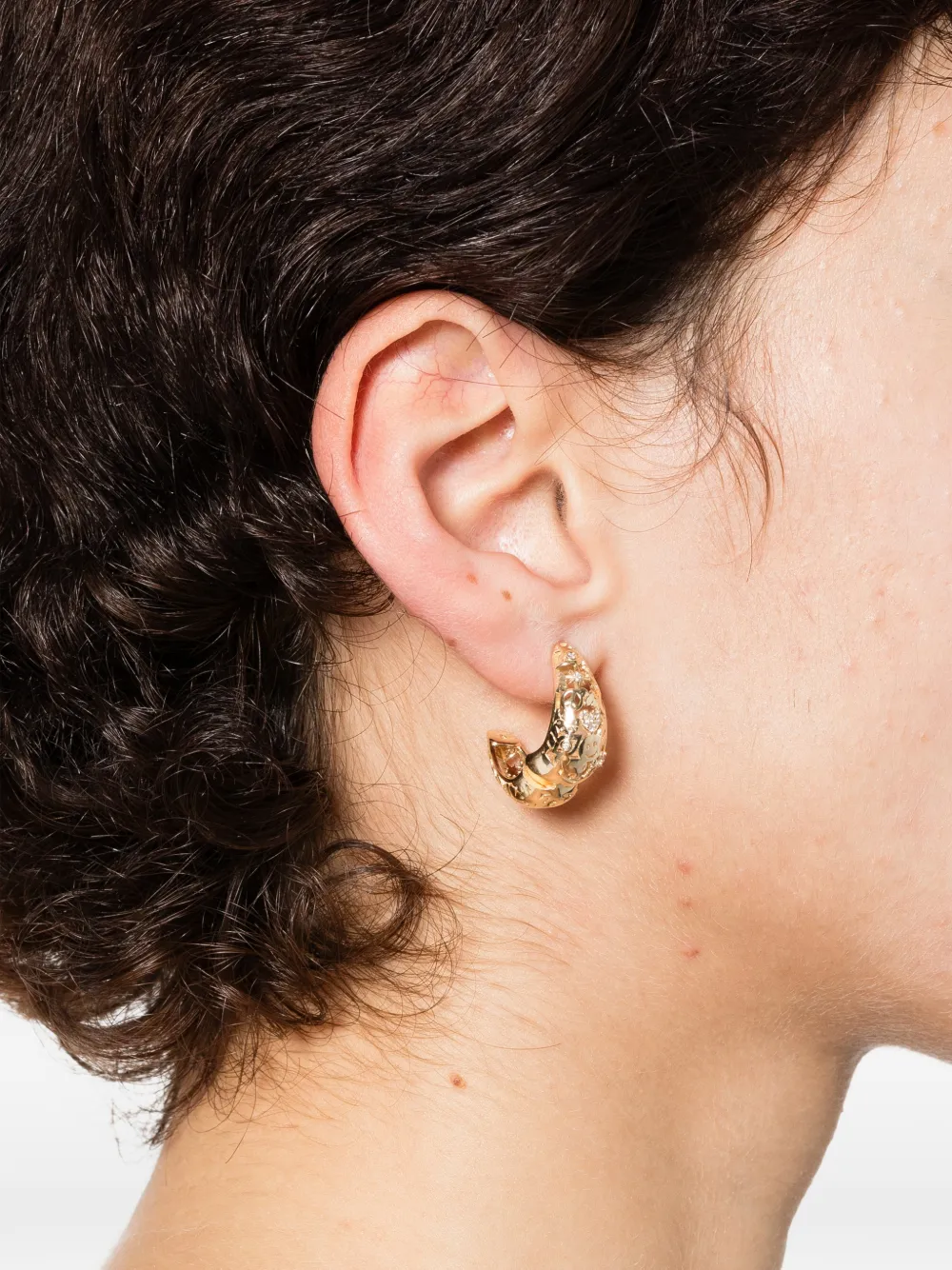  Sydney Evan 14k Gold Diamond Earrings 
