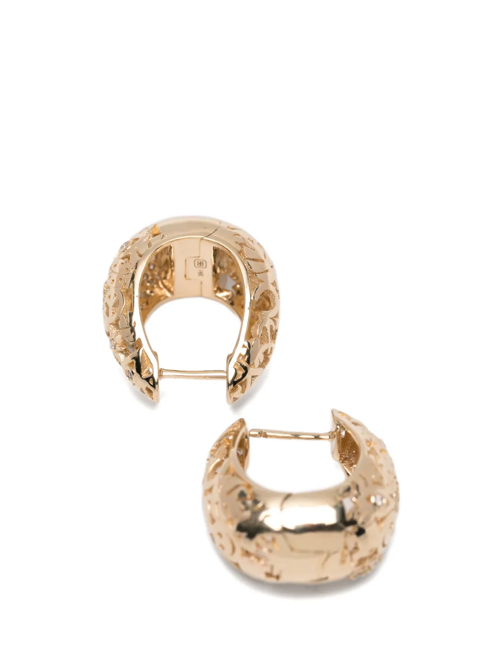  Sydney Evan 14k Gold Diamond Earrings 