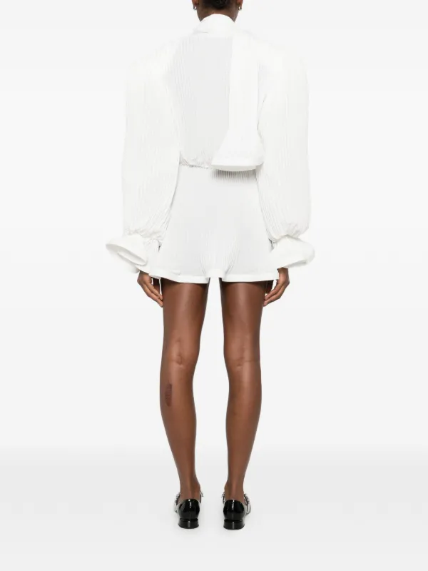 rowen rose mini dress Mini Dress With All-over Strass Rowen Rose