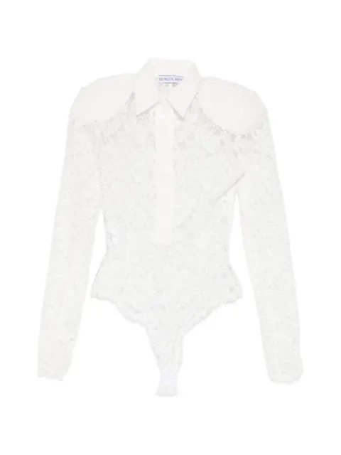 Rowen Rose lace long-sleeve bodie