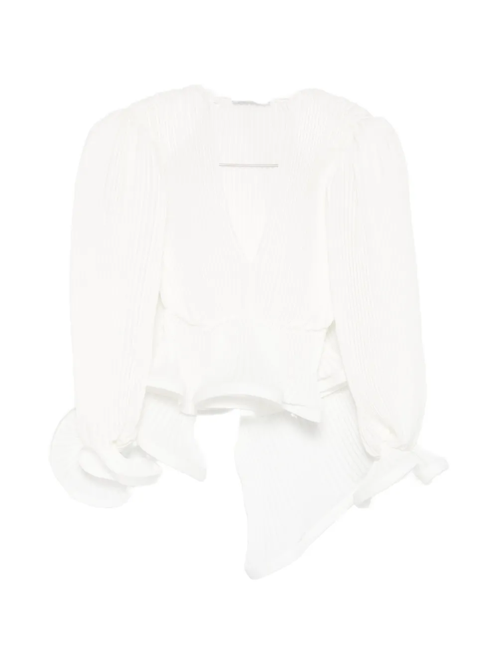 Rowen Rose V-neck blouse - Bianco