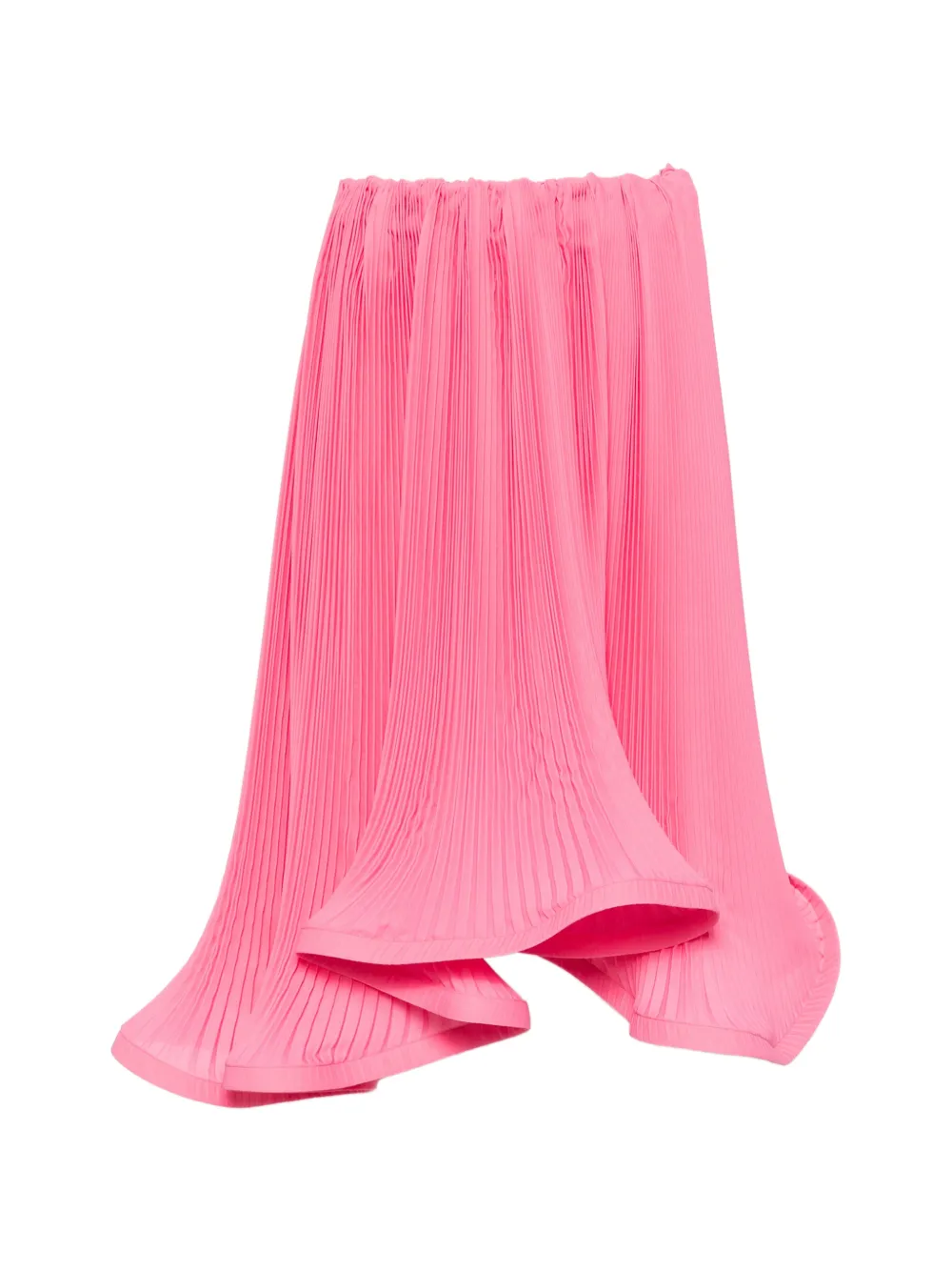 Rowen Rose pleated midi skirt - Rosa