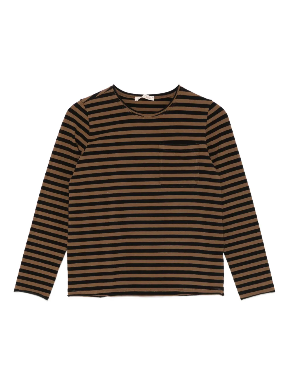Zhoe & Tobiah striped pocket T-shirt - Marrone