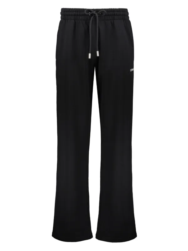 Off-White logo-print Track Pants | Black | FARFETCH