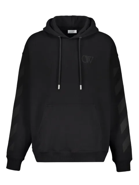 Off-White logo-print hoodie