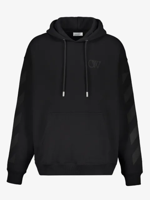 Off-White هودي بطبعة شعار الماركة