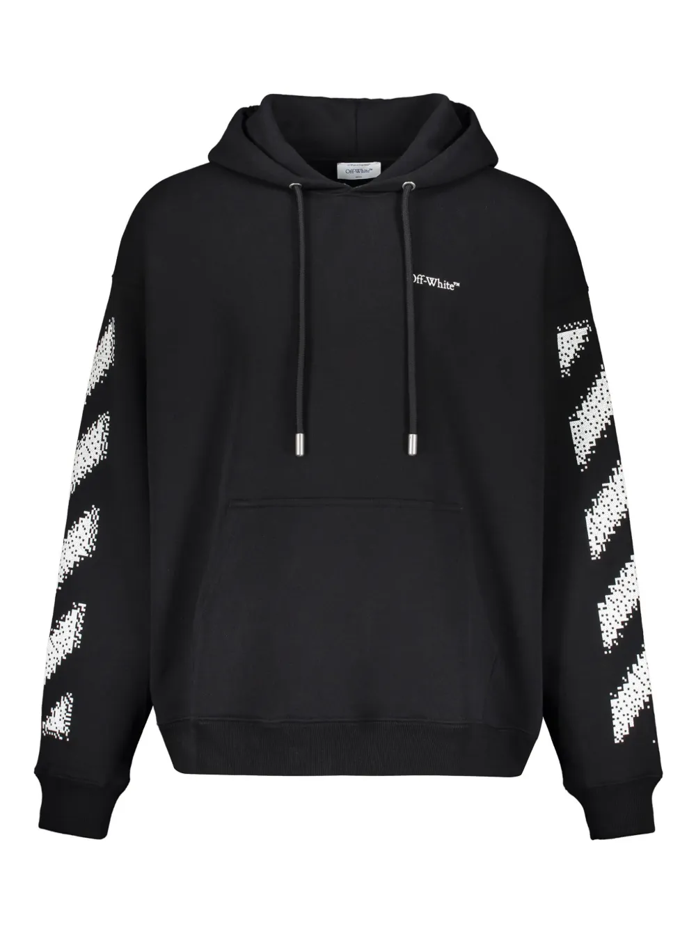 Off-White logo-print hoodie | Black | Image 1