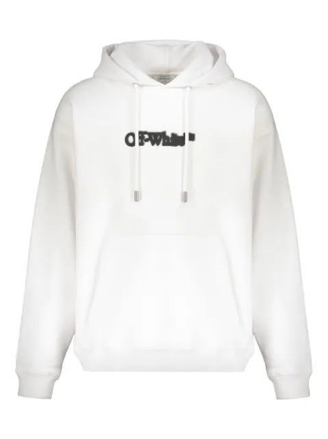 Off-White logo-print hoodie