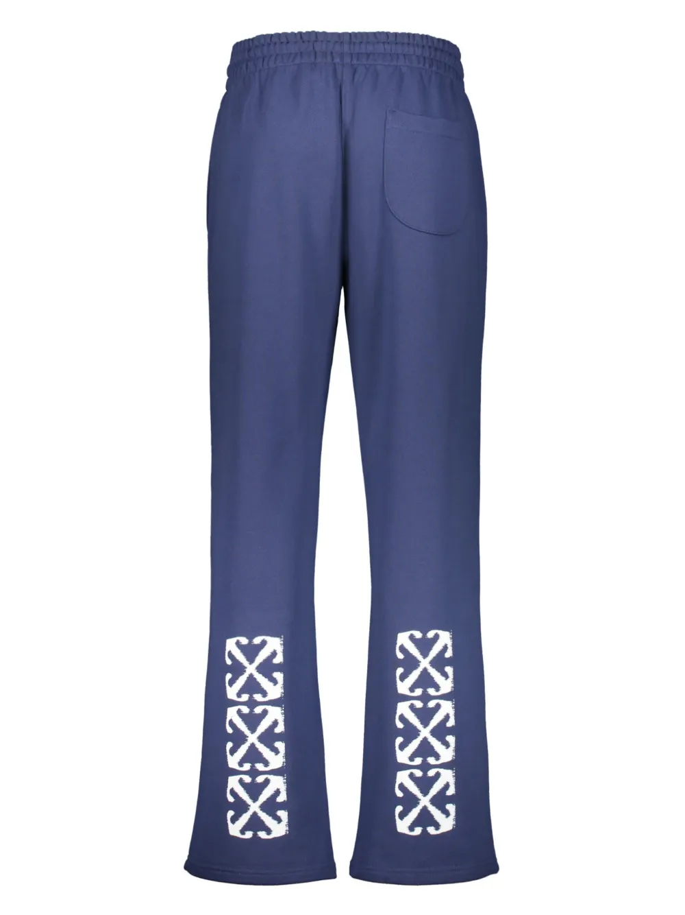 Off-White logo-print track pants - Blauw