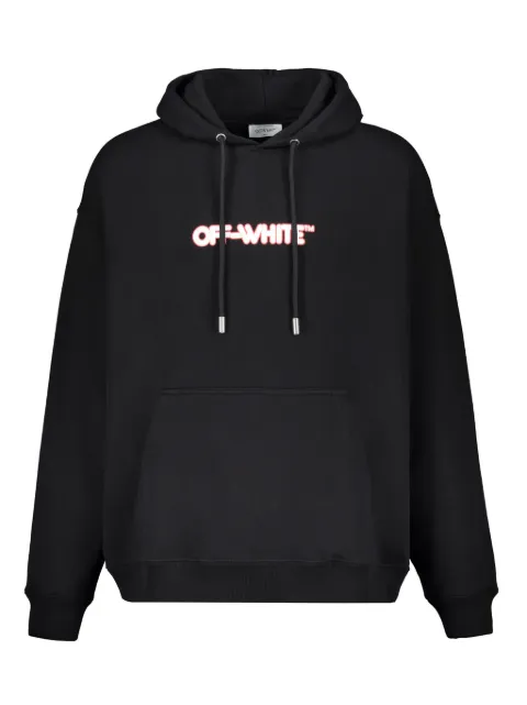 Off-White logo-print hoodie