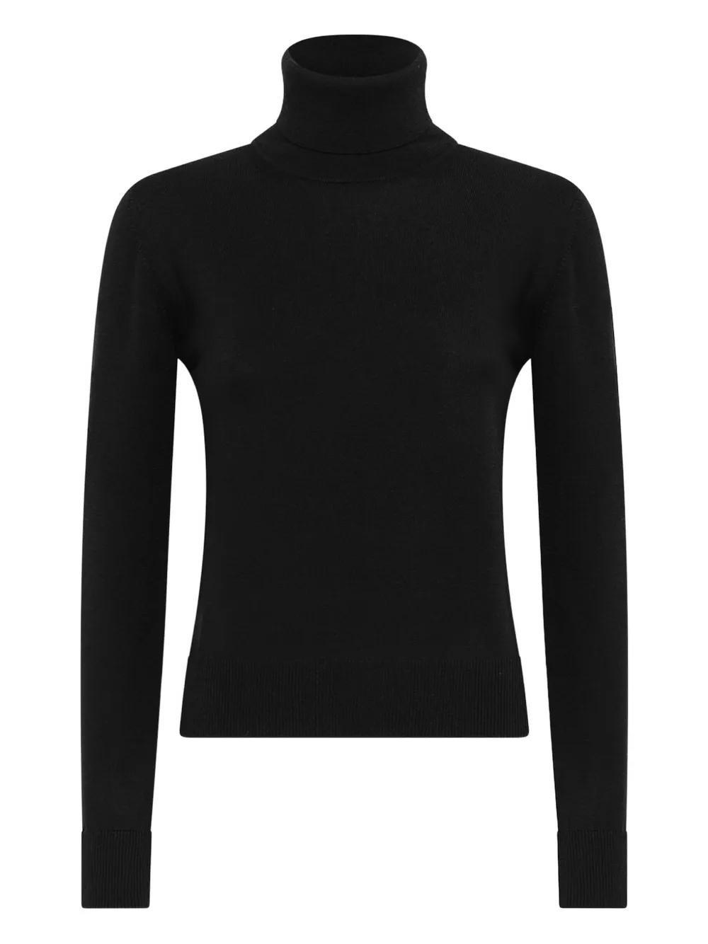 ALPHA STUDIO turtleneck long-sleeve sweater | Black | Image 1
