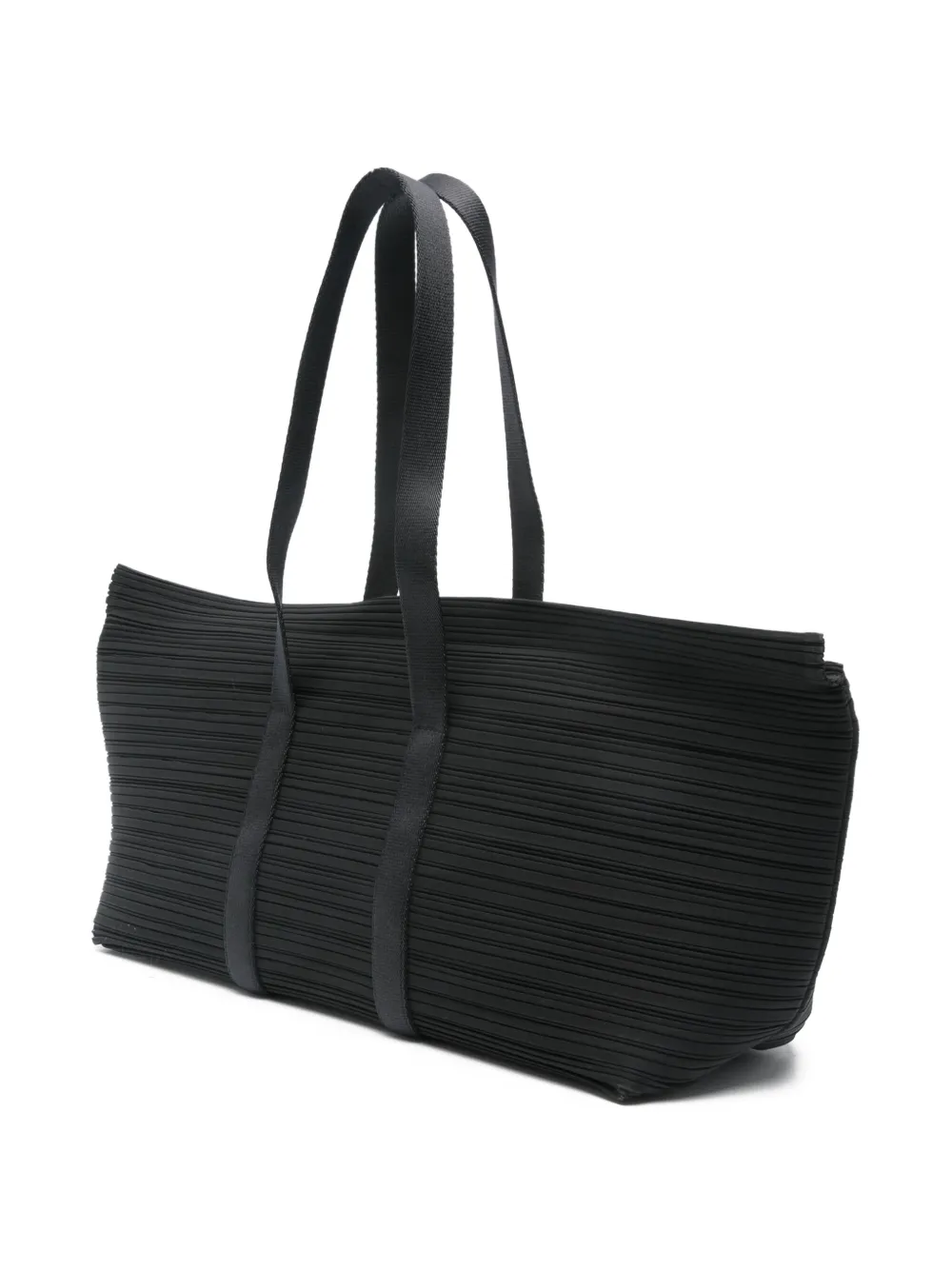 Pleats Please Issey Miyake Geplooide shopper met rits Zwart