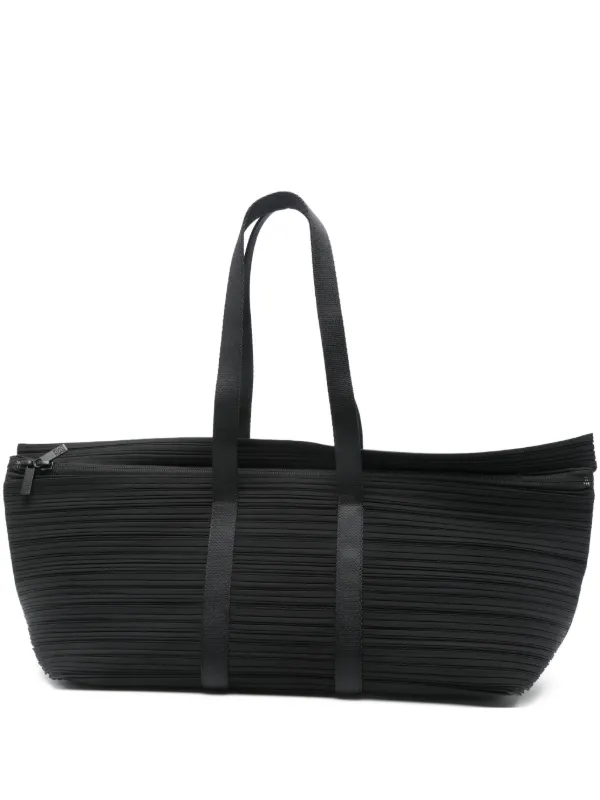【美品】PLEATS PLEASE ISSEY MIYAKE ハンドバッグ 黒 Pleats Please Issey Miyake プリーツ ハンドバッグ | ブラック