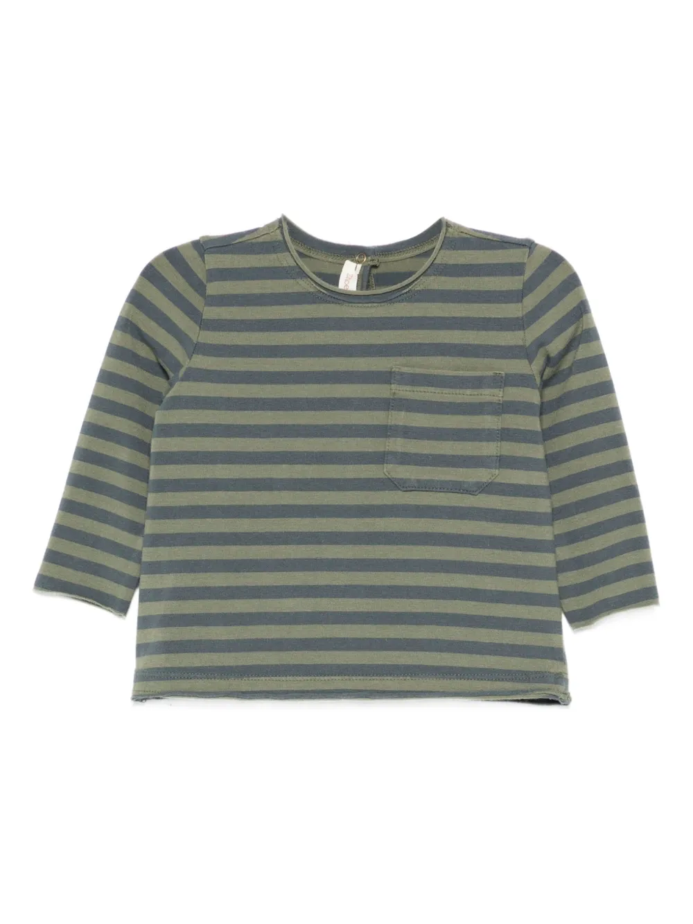 Zhoe & Tobiah striped pocket top | Green | Image 1