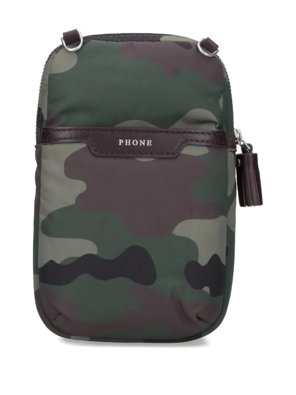 Anya Hindmarch Camouflage zip shoulder bag - Groen