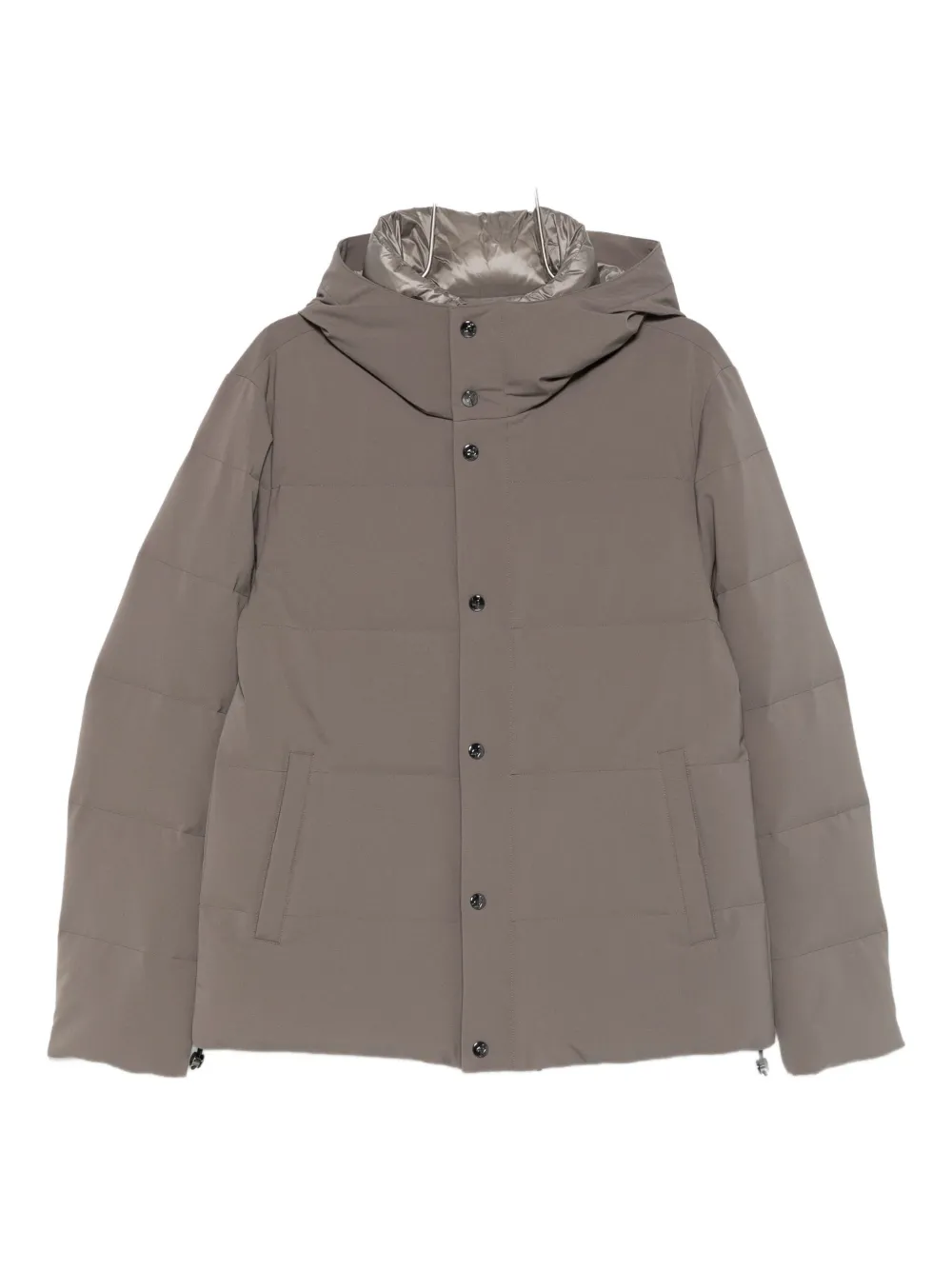 Montecore hooded button coat | Grey | Image 1