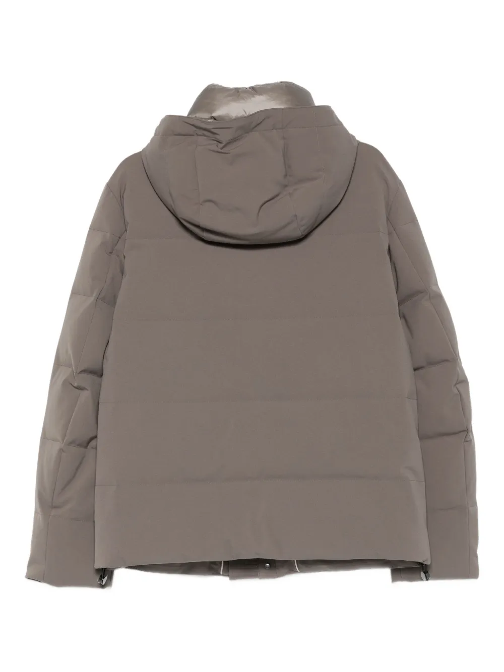 Montecore hooded button coat - Grijs
